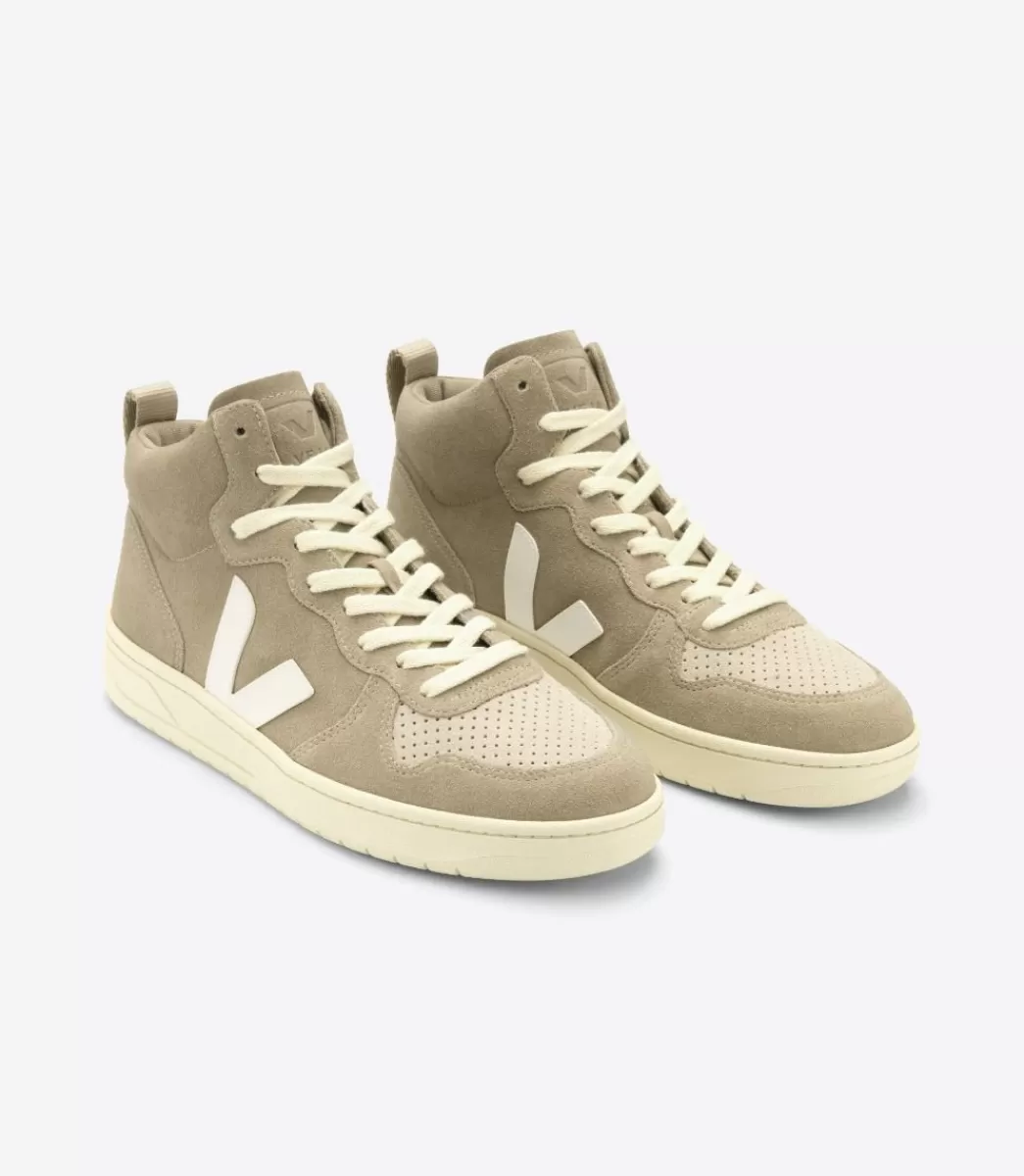 VEJA V-15 SUEDE DUNE PIERRE<MULHER V-15 | V-15