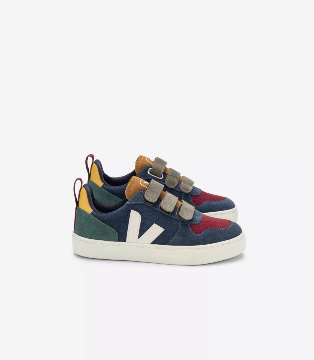 VEJA V-10 SUEDE MULTICO NAUTICO< V-10