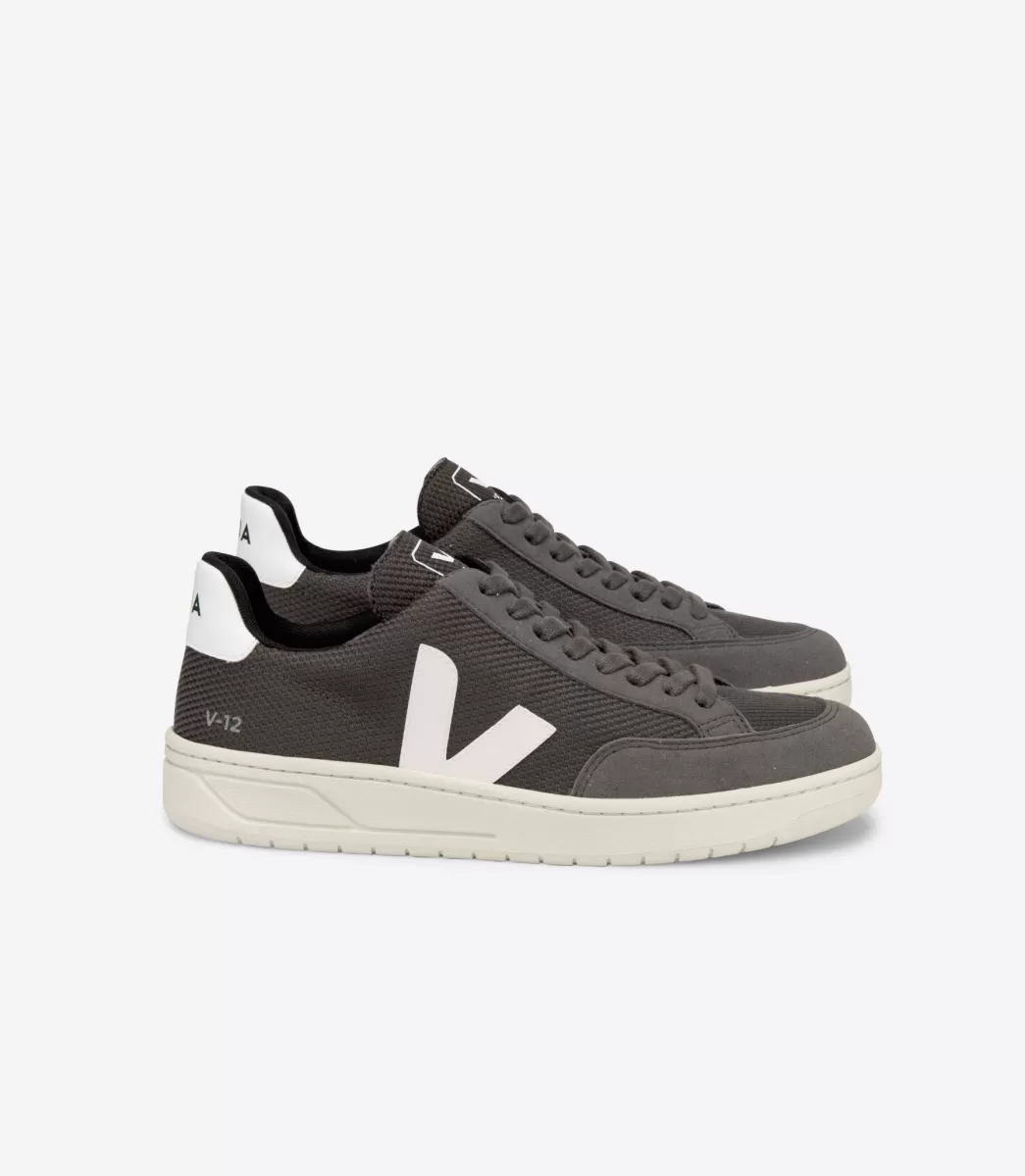 VEJA V-12 VEGAN B-MESH GRAFITE WHITE< Adulto