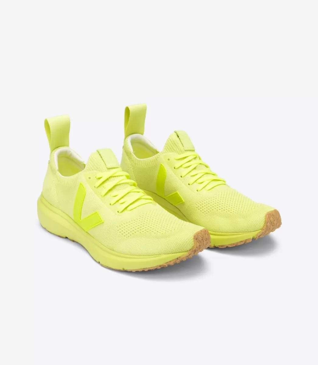 VEJA V-KNIT X RICK OWENS FULL ACID YELLOW< Adulto