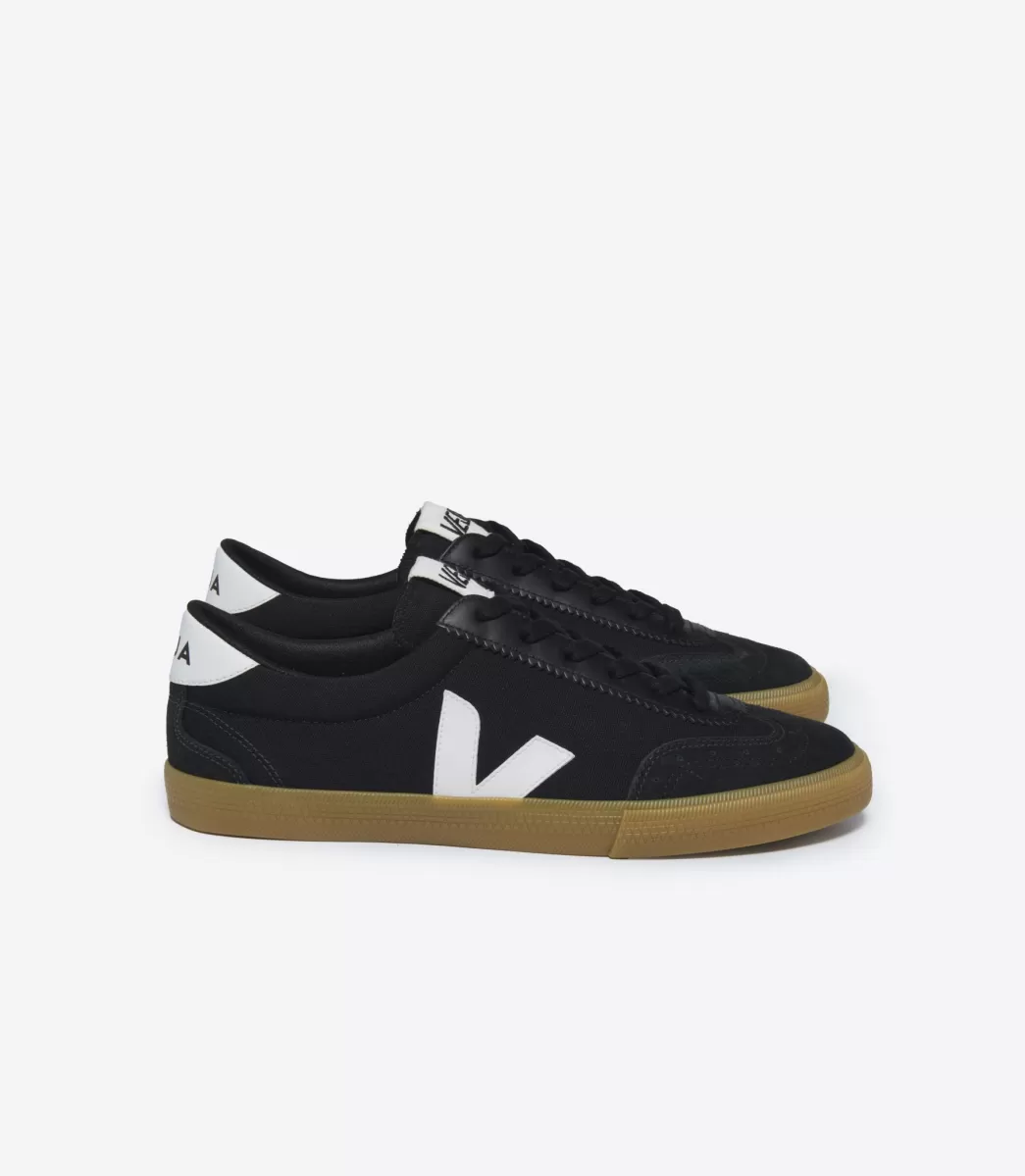 VEJA VOLLEY CANVAS BLACK WHITE NATURAL<MULHER Volley | Volley