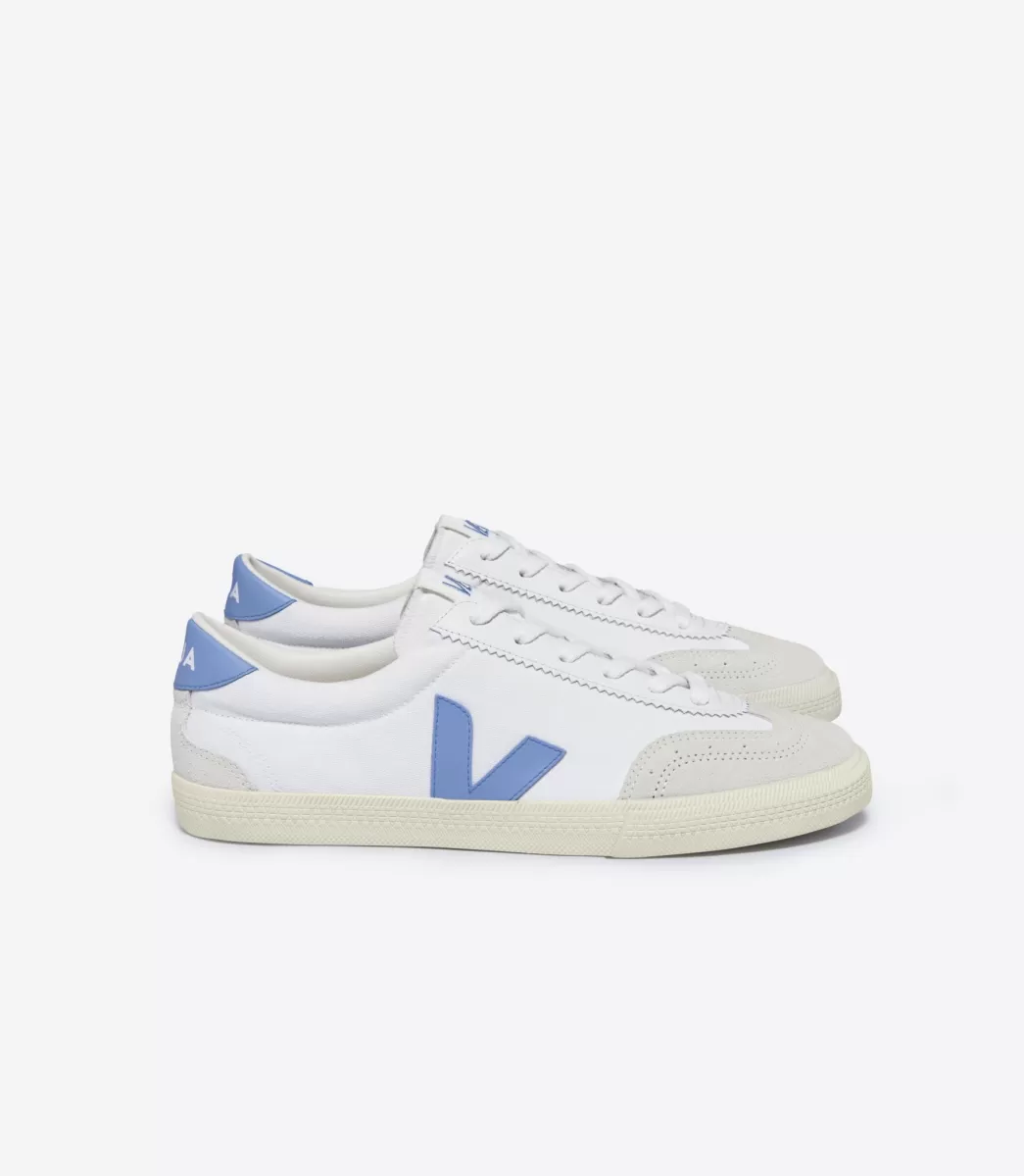 VEJA VOLLEY CANVAS WHITE AQUA<MULHER Volley | Volley