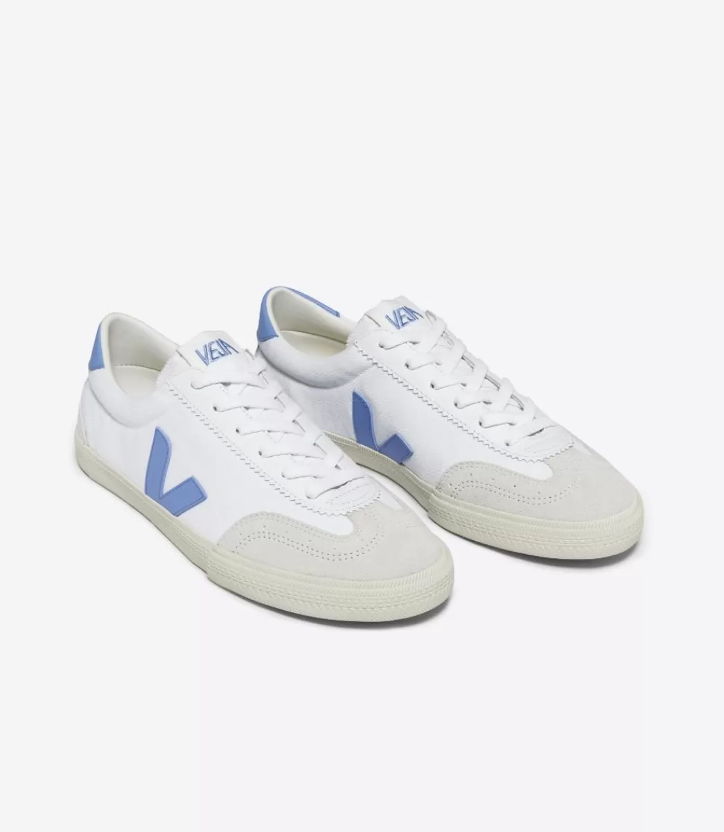 VEJA VOLLEY CANVAS WHITE AQUA<MULHER Volley | Volley