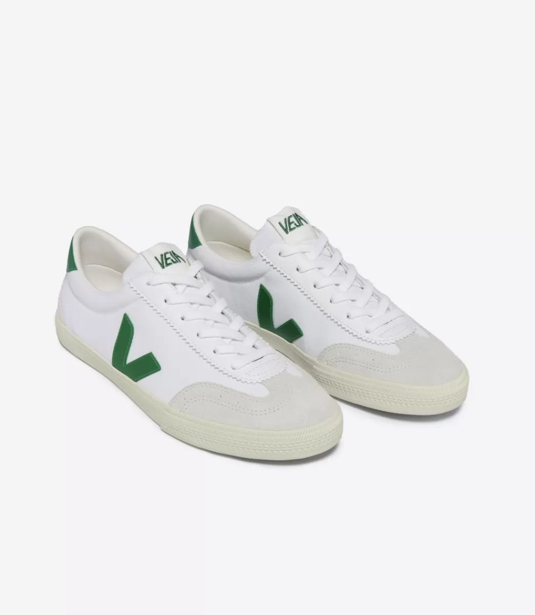 VEJA VOLLEY CANVAS WHITE EMERAUDE<MULHER Volley | Volley