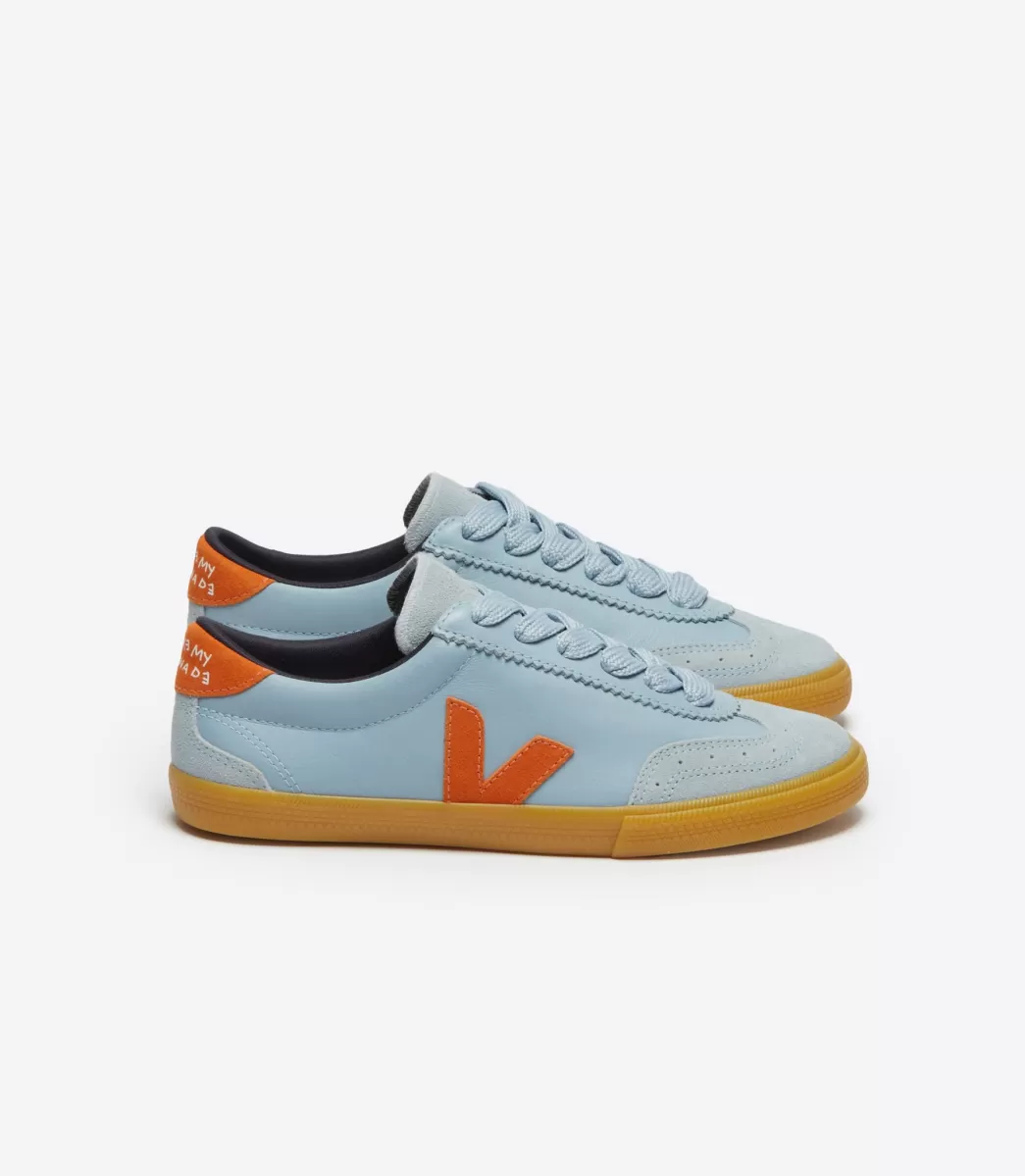 VEJA VOLLEY LEATHER X MAKE MY LEMONADE STEEL PUMPKIN<MULHER Veja X Make My Lemonade | Collab