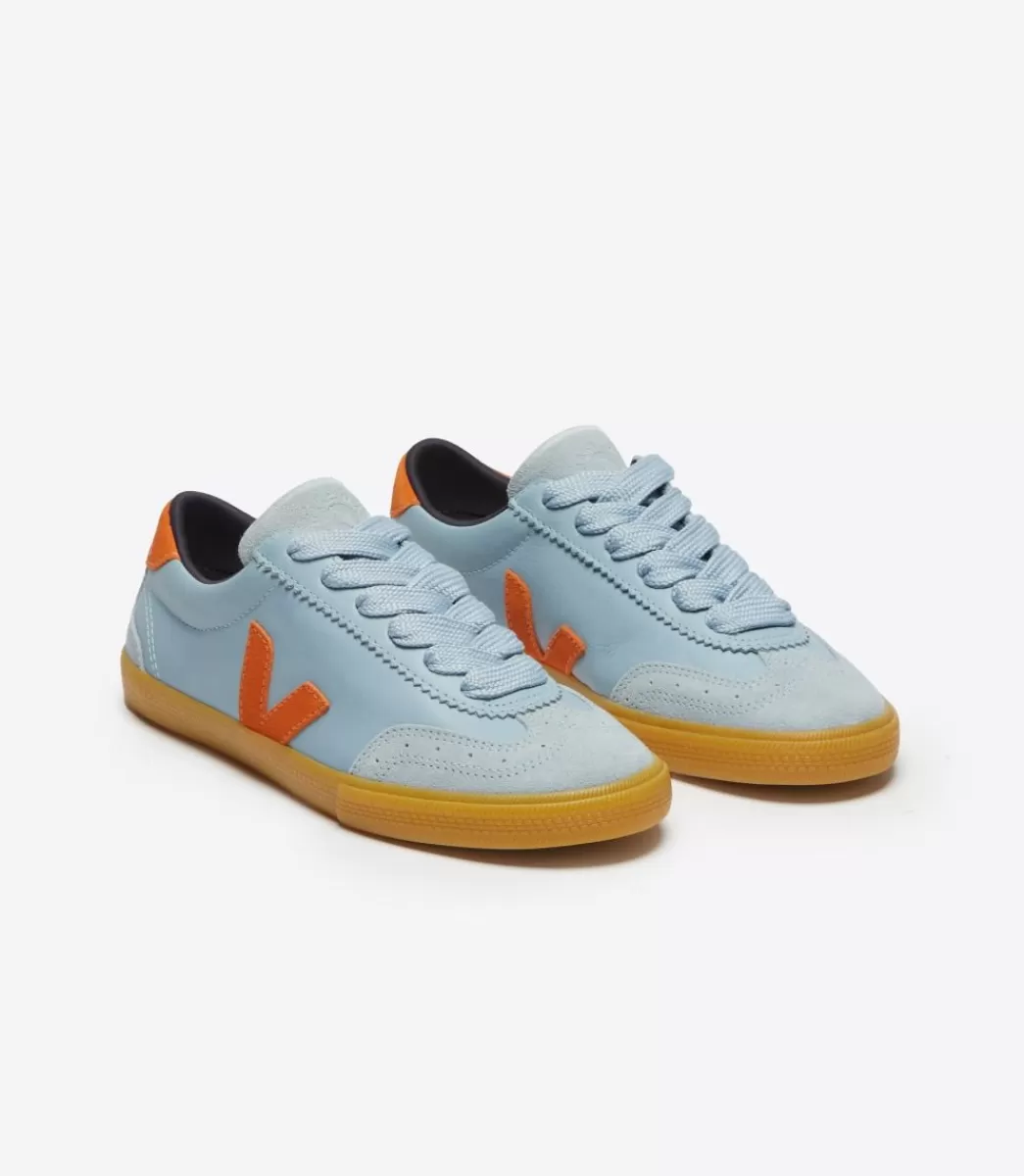 VEJA VOLLEY LEATHER X MAKE MY LEMONADE STEEL PUMPKIN<MULHER Veja X Make My Lemonade | Collab