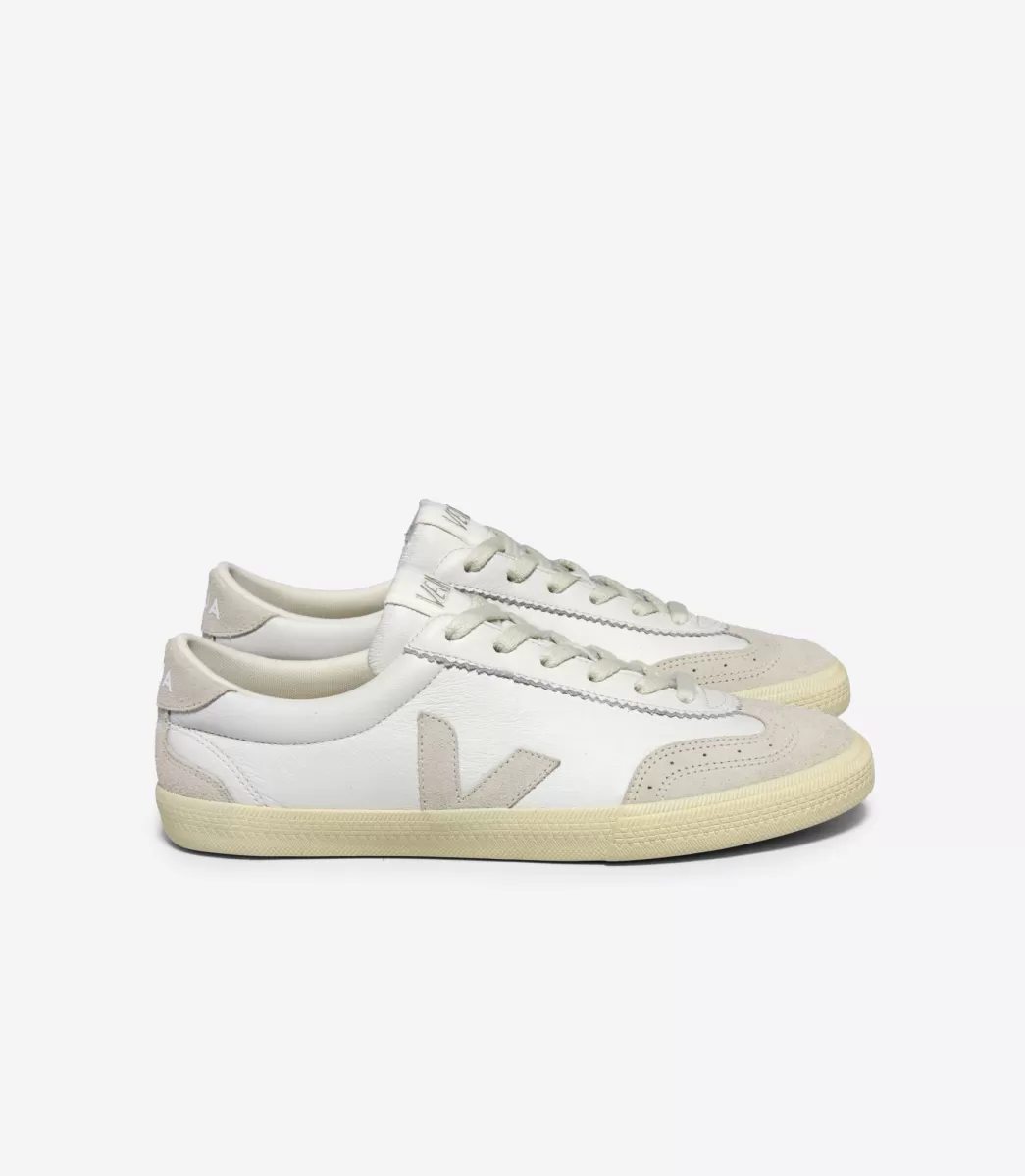 VEJA VOLLEY LEATHER WHITE NATURAL<MULHER Volley | Volley