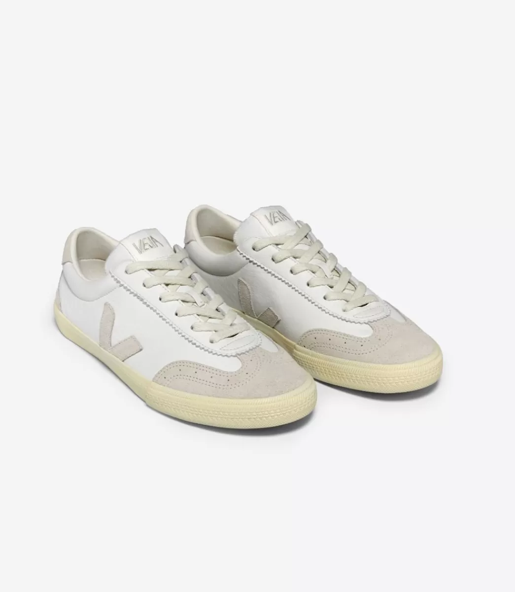 VEJA VOLLEY LEATHER WHITE NATURAL<MULHER Volley | Volley