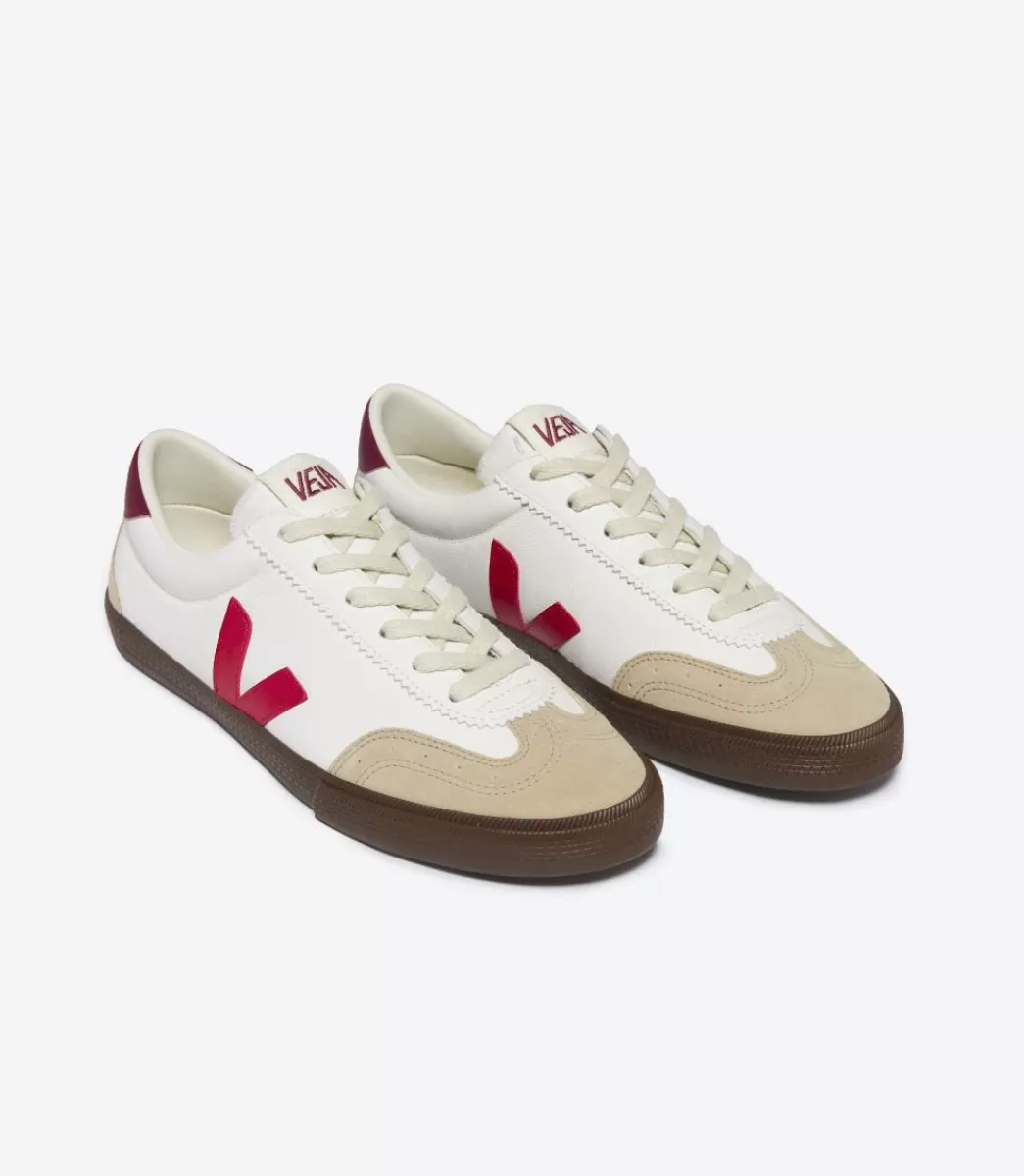 VEJA VOLLEY LEATHER WHITE PEKIN BARK<MULHER Volley | Volley