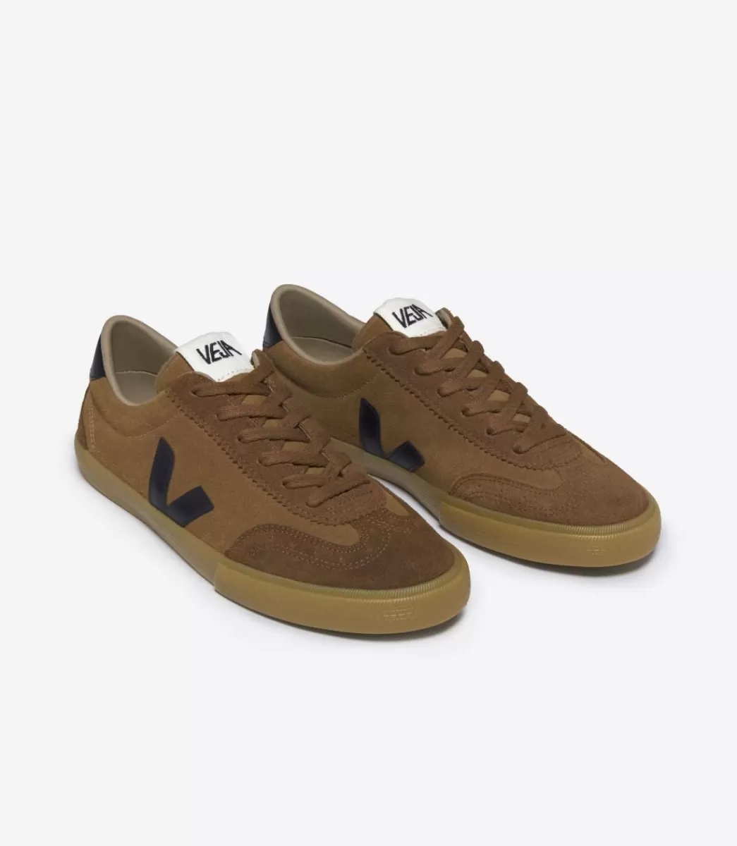 VEJA VOLLEY SUEDE CAMEL BLACK<MULHER Volley | Volley