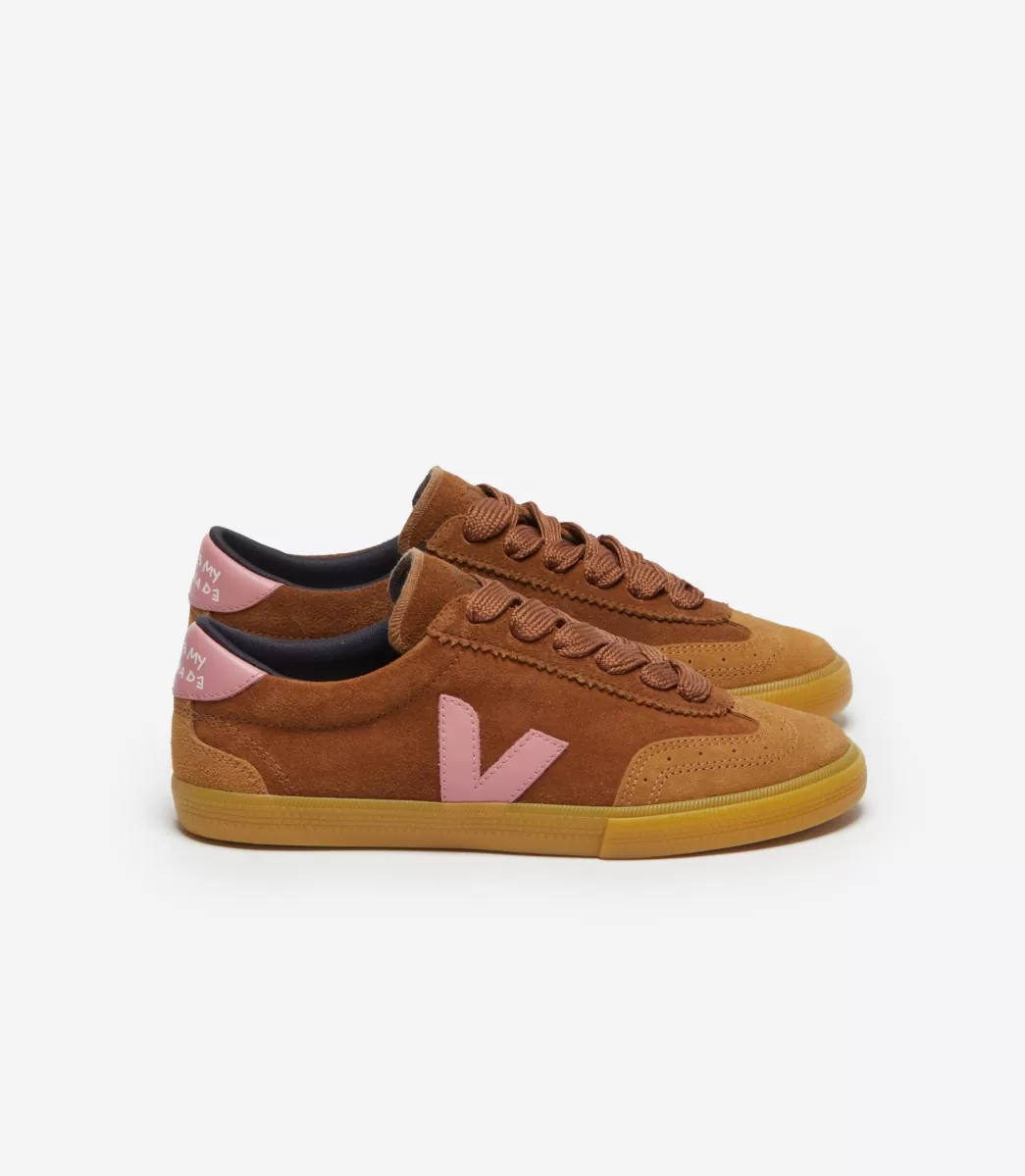 VEJA VOLLEY SUEDE X MAKE MY LEMONADE COGNAC MARY<MULHER Veja X Make My Lemonade | Collab